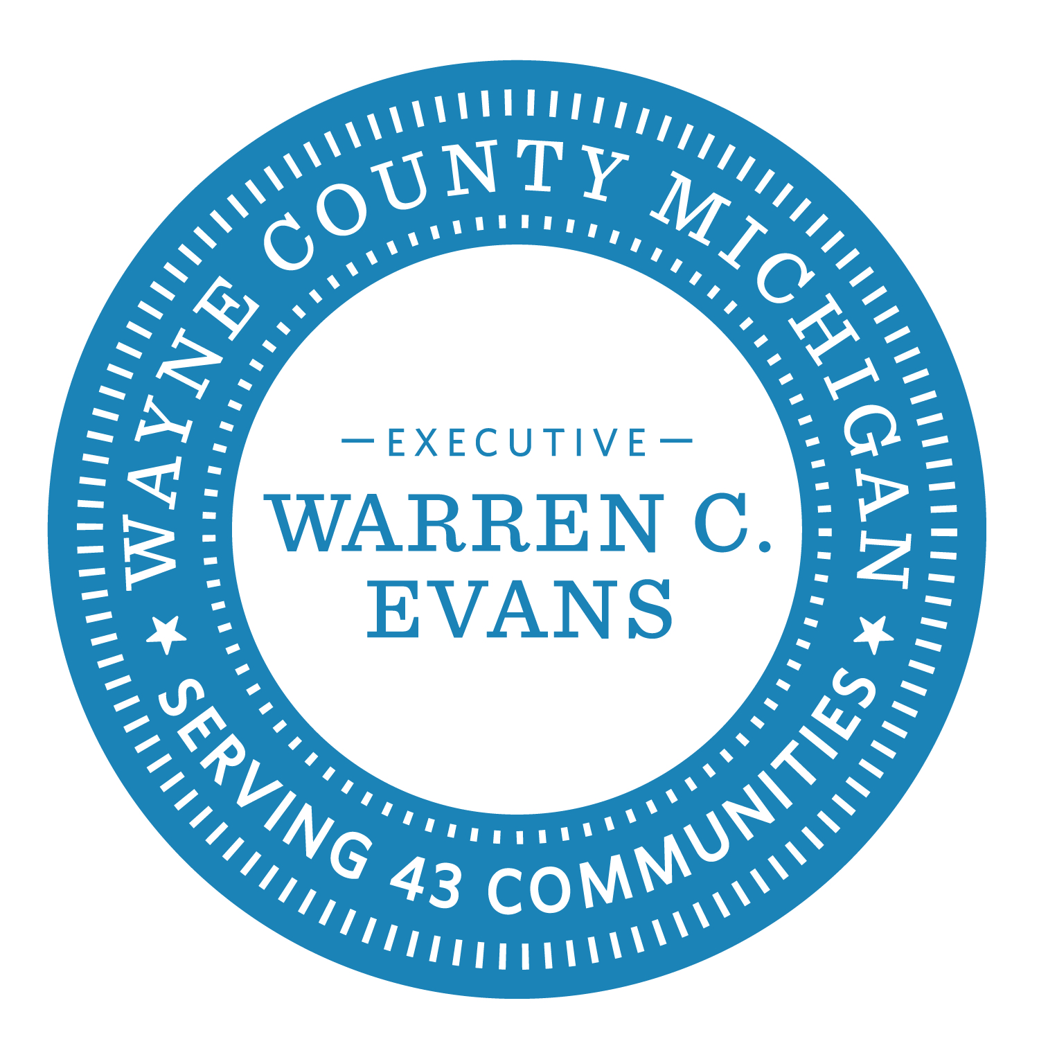 Wayne County Michigan Executive Warren Evans logo